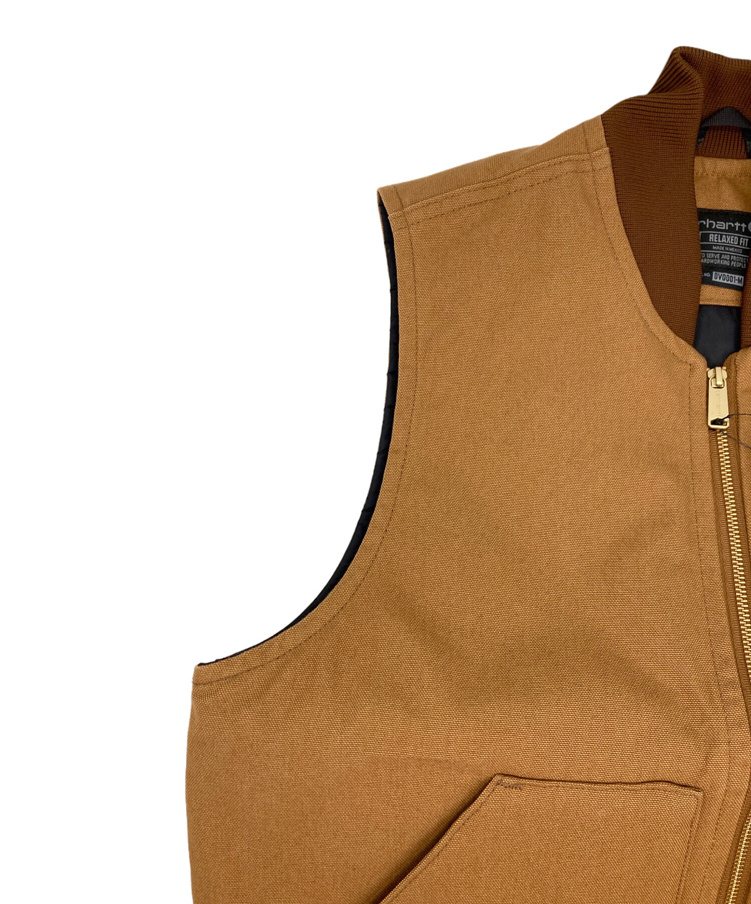 中古・古着通販】CarHartt (カーハート) ダックベスト ブラウン サイズ