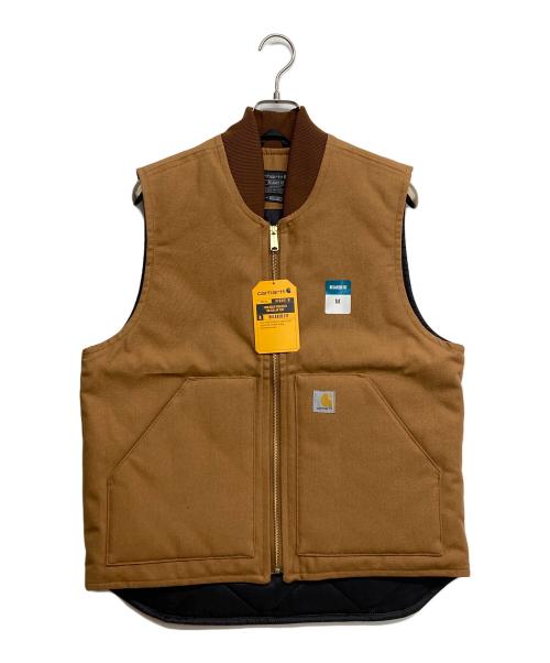 Carhartt ブラウン ベスト Mサイズ 中古・古着通販】CarHartt (カーハート) ダックベスト ブラウン サイズ