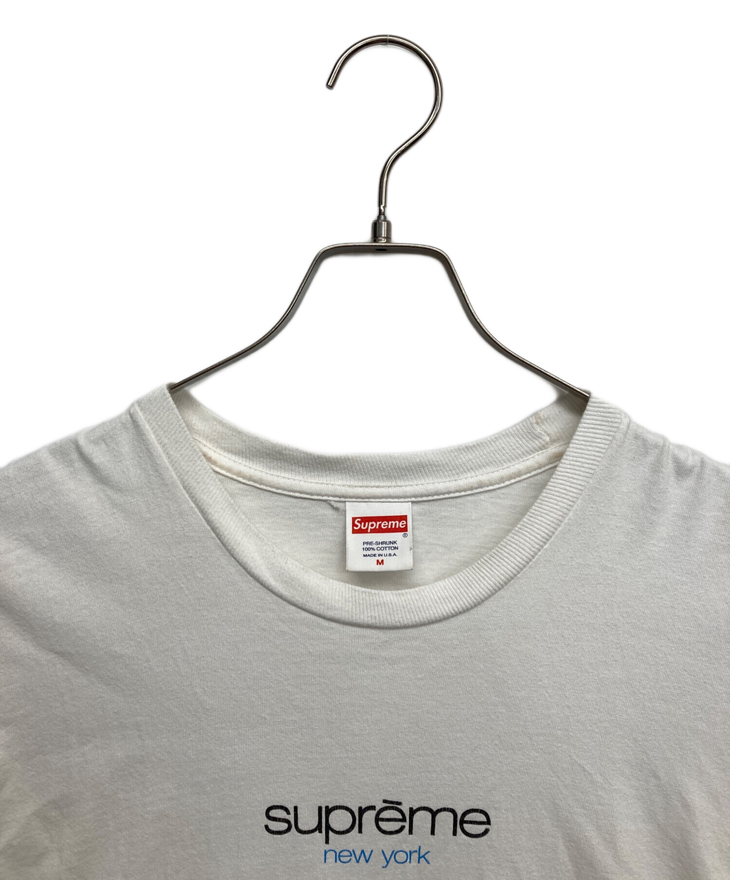 中古・古着通販】Supreme (シュプリーム) CLASSIC LOGO TEE ホワイト