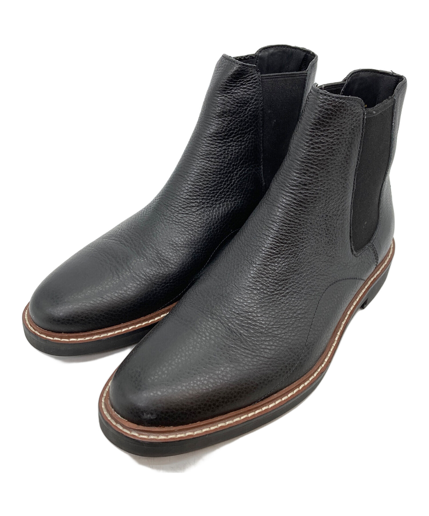 COACH ブラック チェルシーブーツ 中古・古着通販】COACH (コーチ) チェルシーブーツ ブラック サイズ