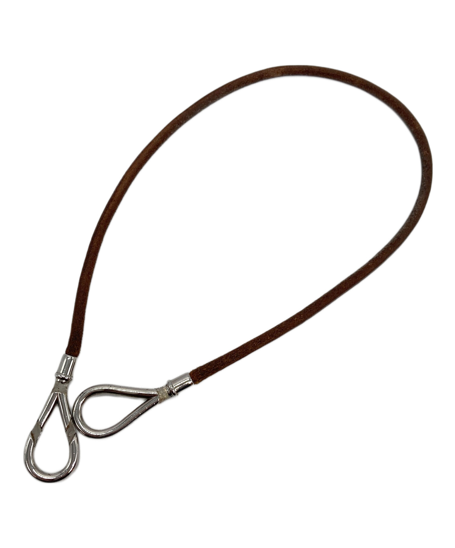 中古・古着通販】HERMES (エルメス) ジャンボブレスレット ブラウン