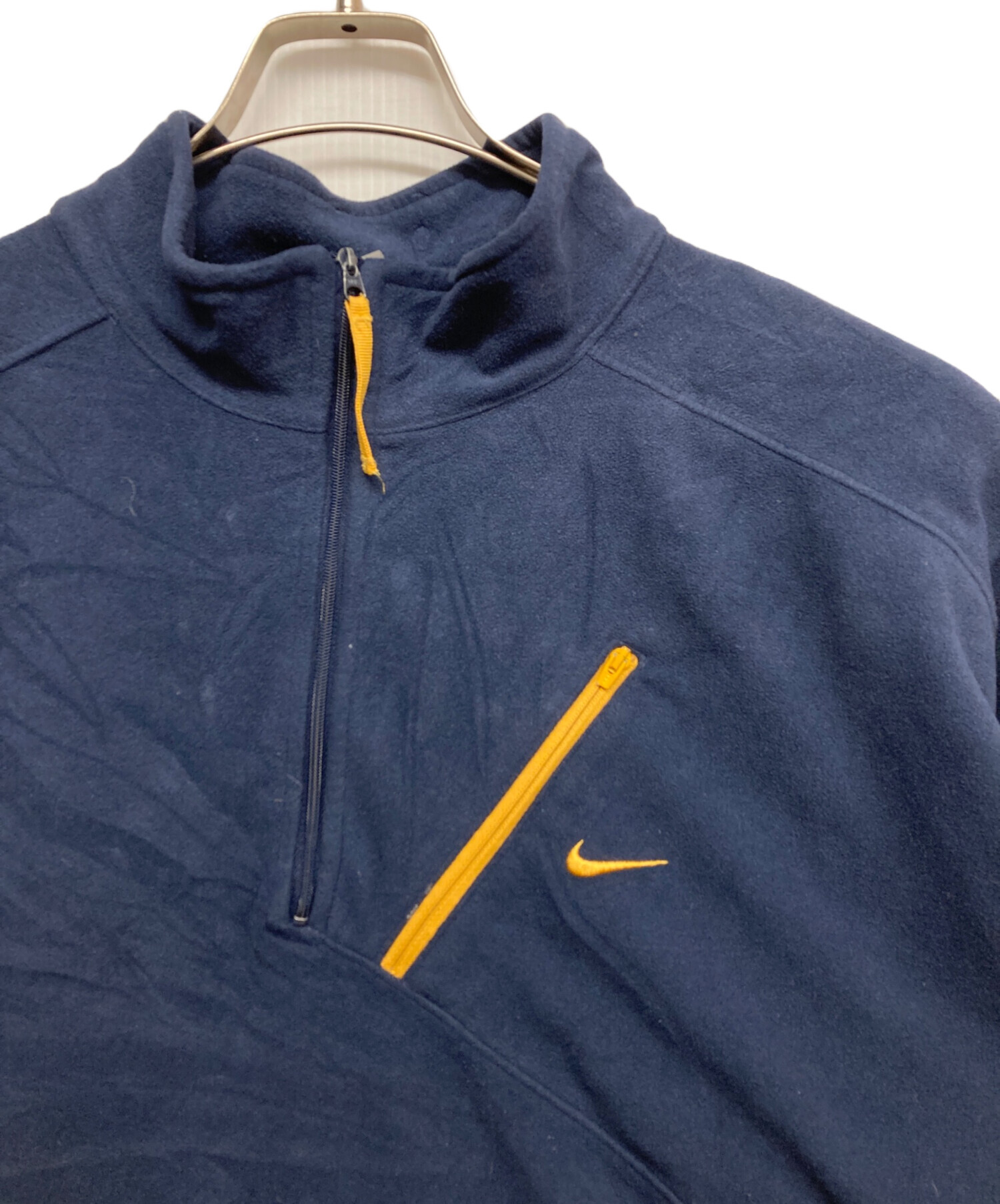 中古・古着通販】NIKE (ナイキ) 00'sハーフジップスウェット ネイビー