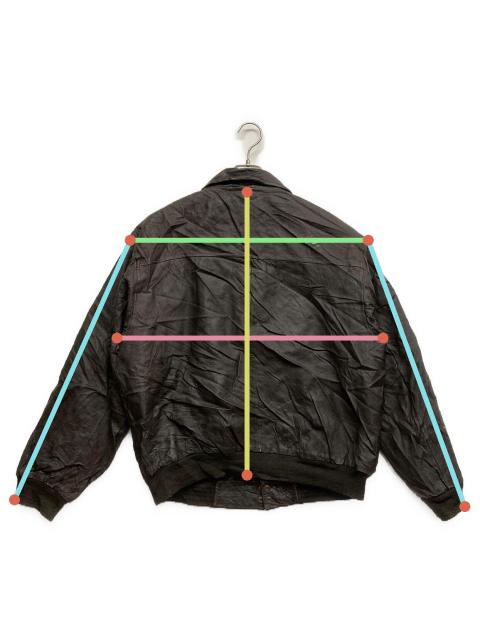 中古・古着通販】SNAP-ON (スナップオン) レザージャケット ブラウン