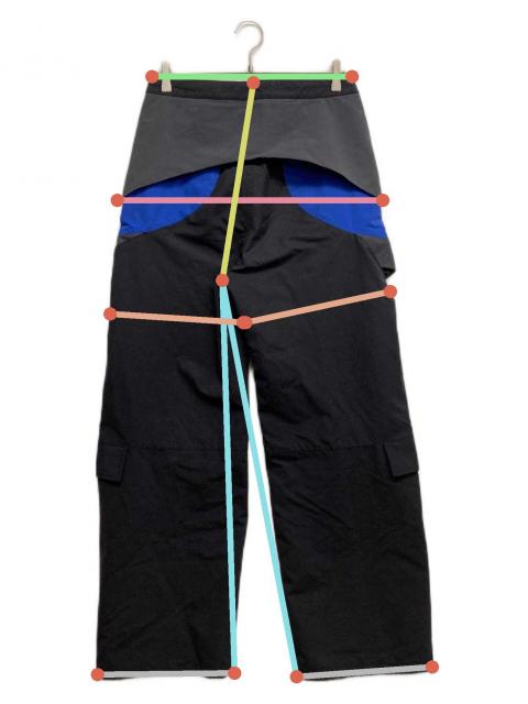 中古・古着通販】AVALONE (アヴァロン) ナイロンカーゴパンツ ネイビー