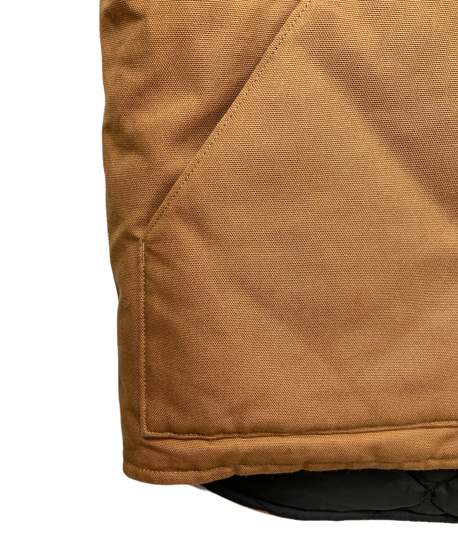 中古・古着通販】CarHartt (カーハート) ダック ワークベスト ブラウン