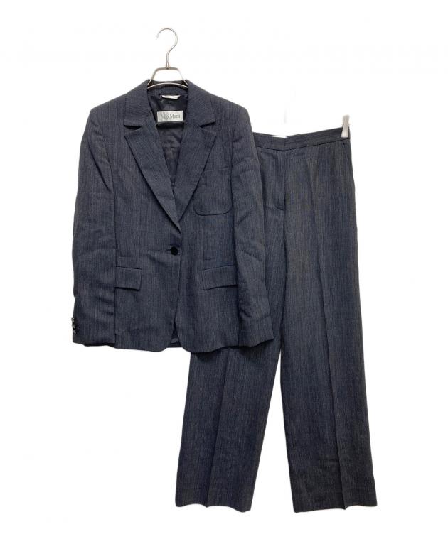 MaxMara スーツ セットアップ【サイズ42 XL相当】【パンツスーツ】 中古・古着通販】MaxMara (マックスマーラ) セットアップスーツ グレー