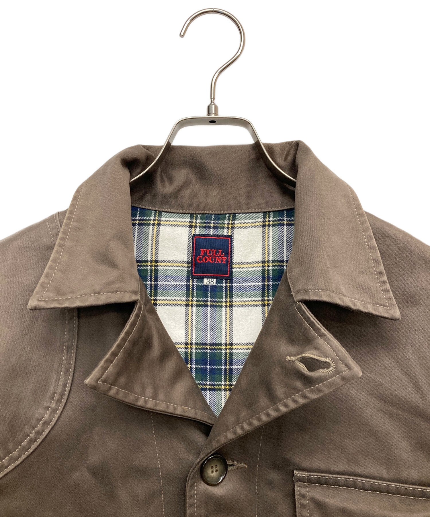 中古・古着通販】FULLCOUNT (フルカウント) カバーオール ブラウン