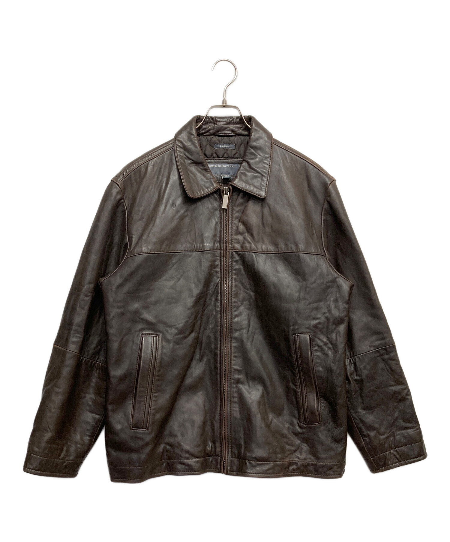 中古・古着通販】PERRY ELLIS PORTFOLIO (ペリーエリス) ラムスキン