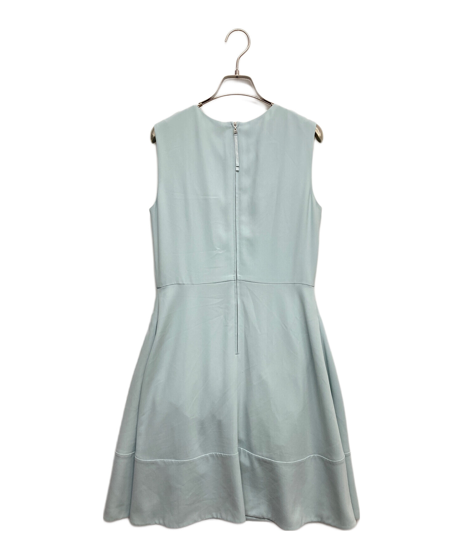 FOXEY NEWYORK フォクシーニューヨーク ノースリーブ XS 白 【古着】【中古】【送料無料】 FOXEY NEW YORK 美品 フォクシーニューヨーク 白襟付き ノースリーブ