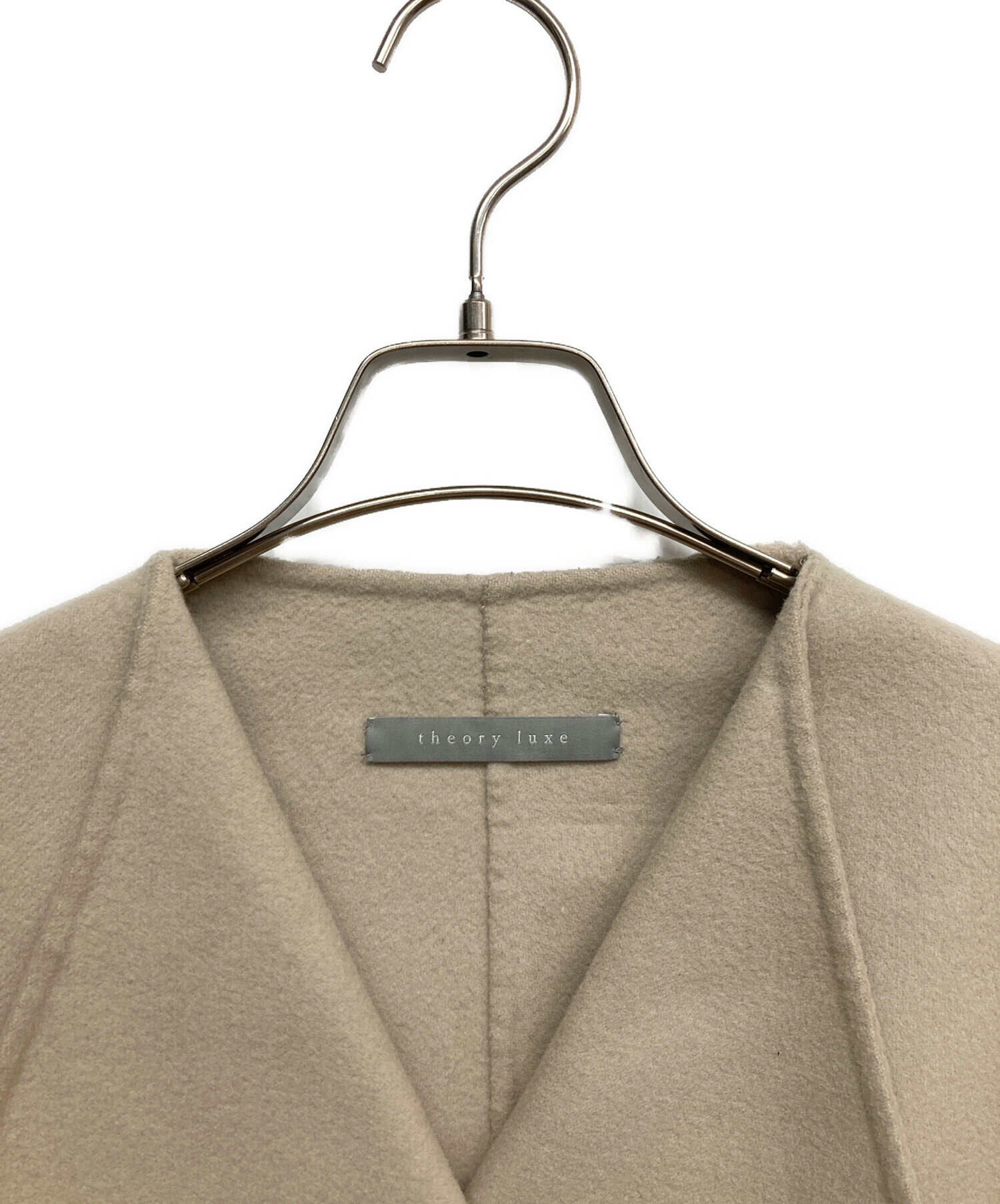 中古・古着通販】theory luxe (セオリーリュクス) ノーカラーウール