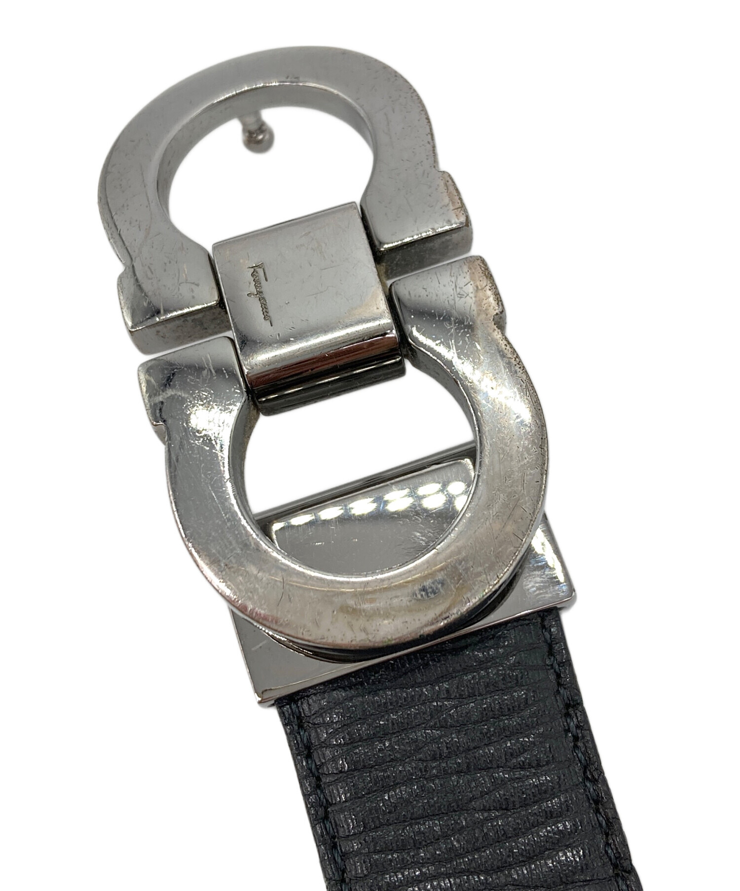 中古・古着通販】Ferragamo (フェラガモ) ダブルガンチーニプレート