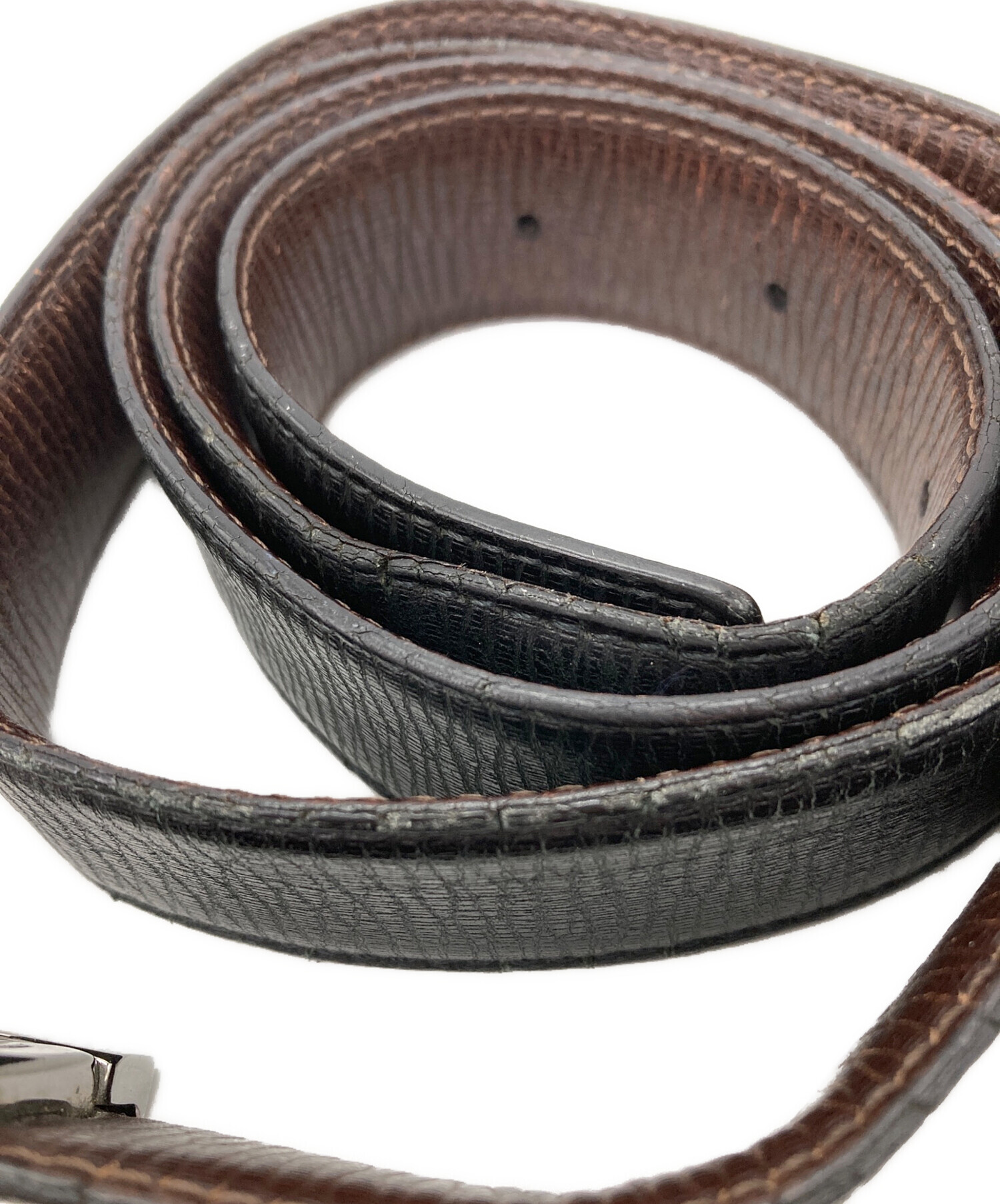 中古・古着通販】Ferragamo (フェラガモ) ダブルガンチーニプレート