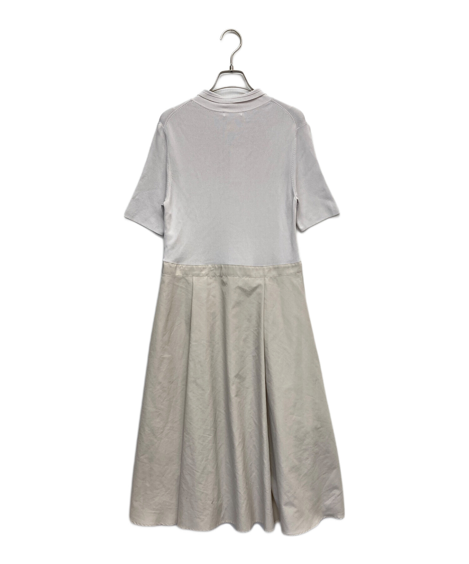 中古・古着通販】AMACA (アマカ) 布帛コンビニットワンピース ピンク