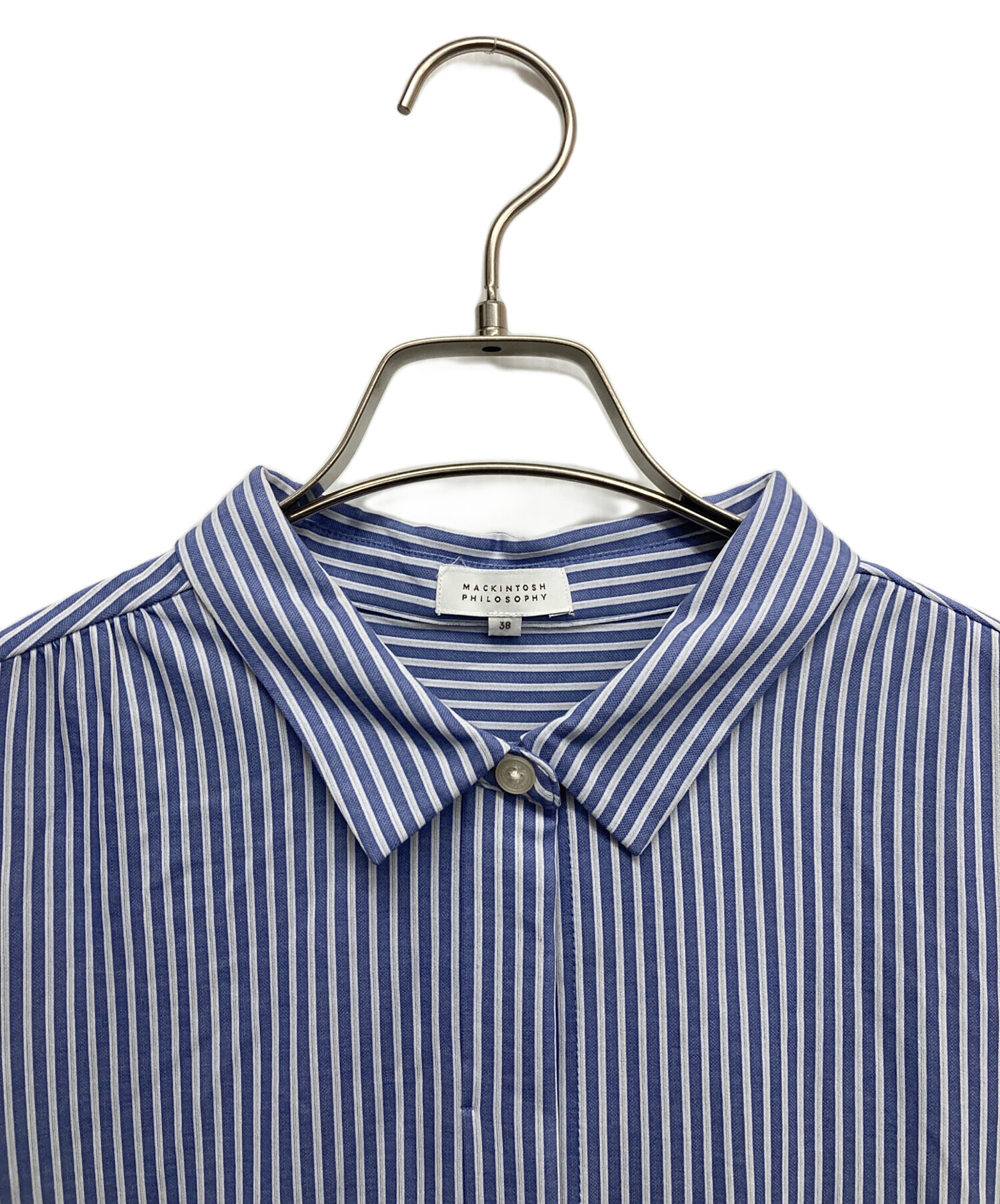 MACKINTOSH PHILOSOPHY カジュアルシャツ XXL 青 【古着】【中古】【送料無料】 MACKINTOSH PHILOSOPHY（マッキントッシュフィロソフィー）カジュアル