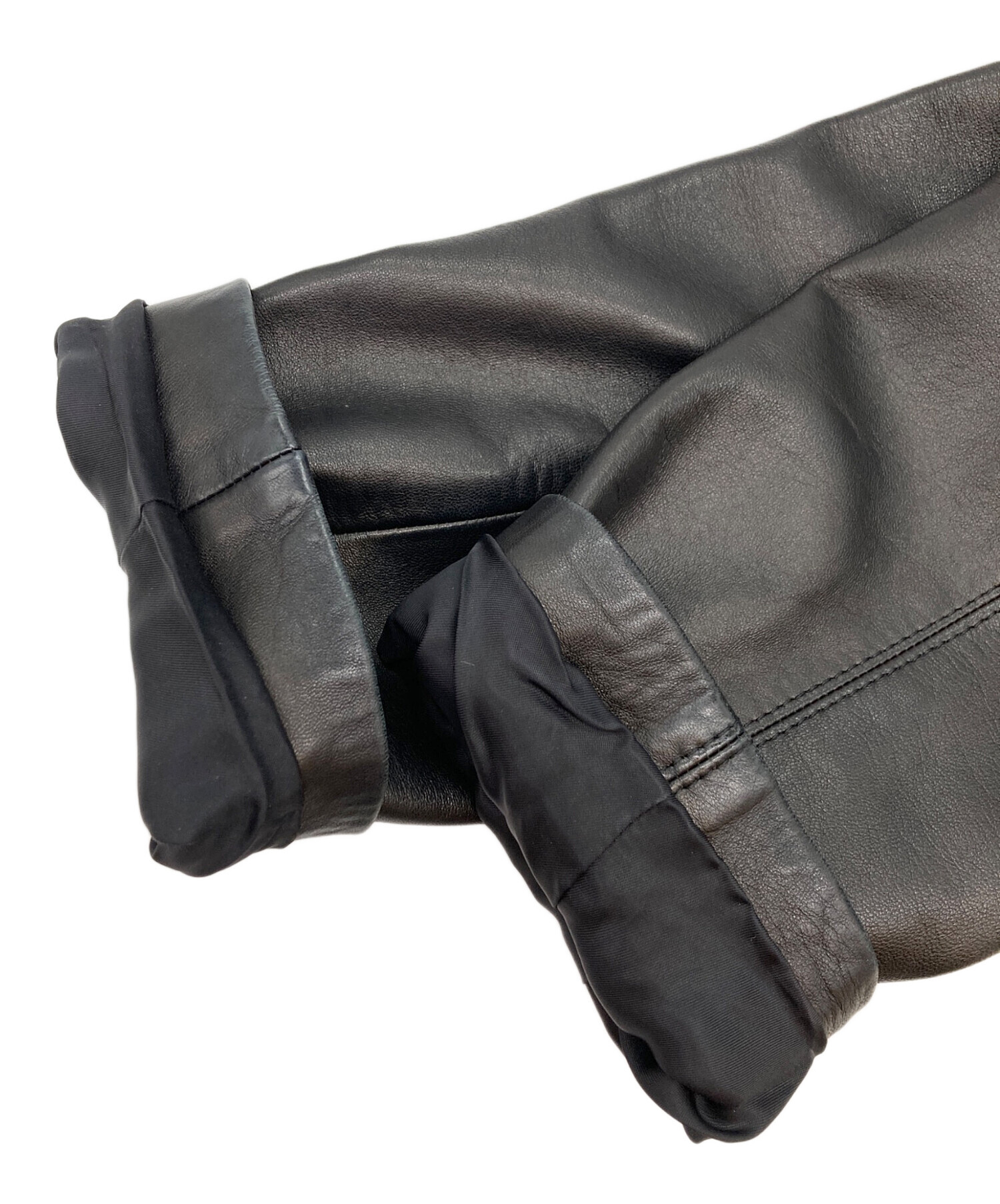 中古・古着通販】Aquascutum (アクアスキュータム) ラムレザーコート