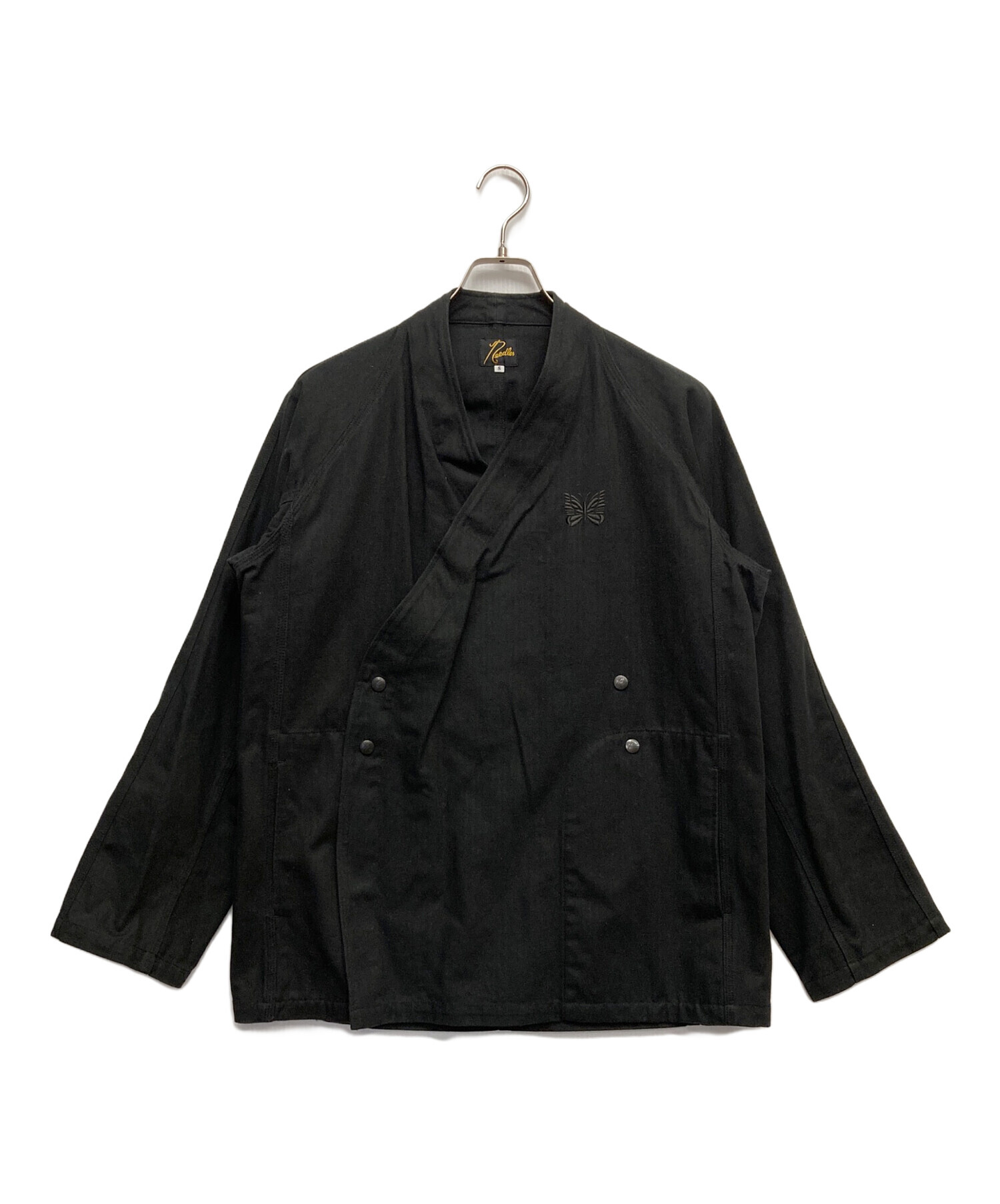 【used/現行】Needles Samuejacket 作務衣ジャケット 中古・古着通販】Needles (ニードルズ) 作務衣ジャケット ブラック