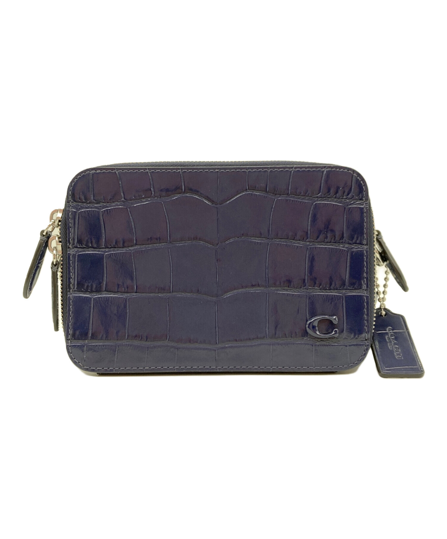 COACH ネイビー トレーナー　正規品 ブルー（青）系 Coach(コーチ) スウェット・トレーナー(メンズ