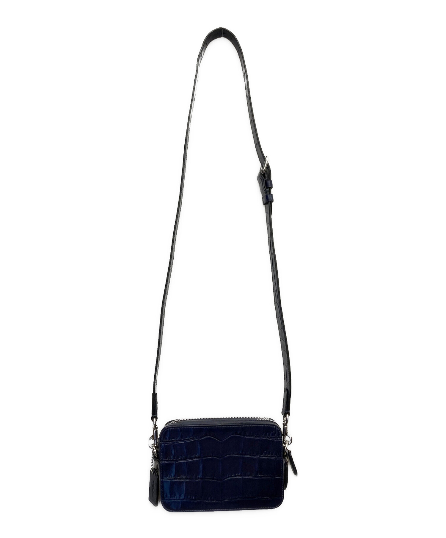 中古・古着通販】COACH (コーチ) チャーター クロスボディ 19 ネイビー