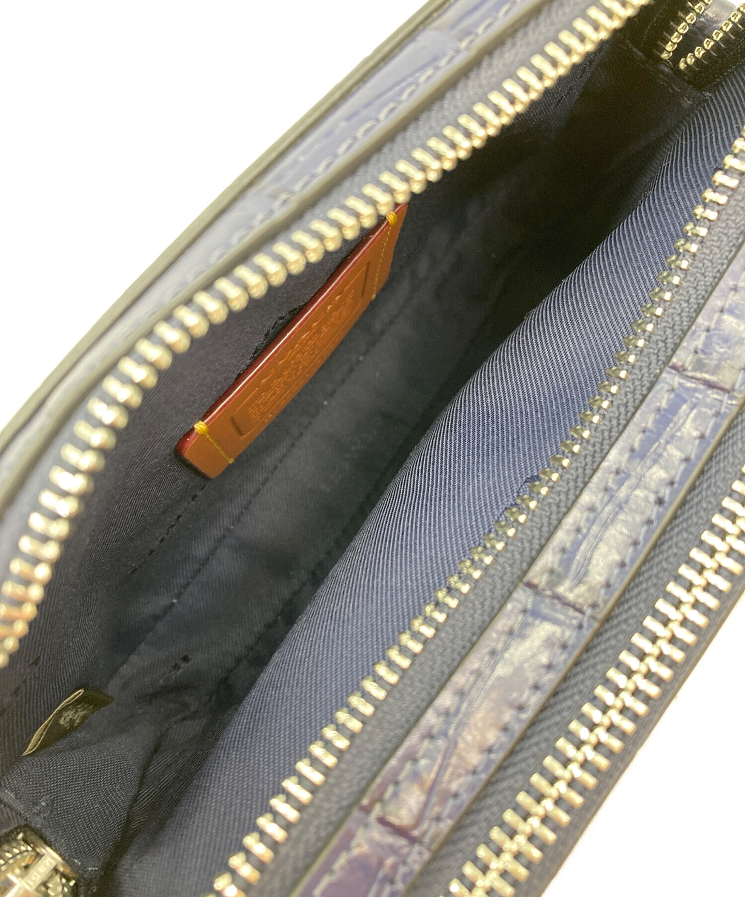 中古・古着通販】COACH (コーチ) チャーター クロスボディ 19 ネイビー
