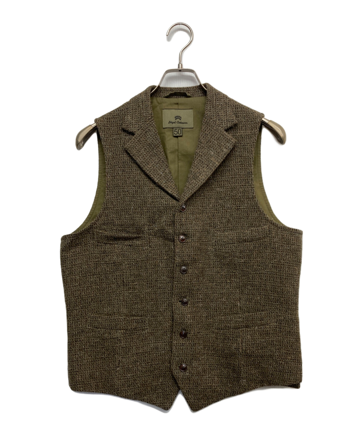 ナイジェルケーボン　マロリーウールベスト　52サイズ Nigel Cabourn ナイジェルケーボン マロリーベスト 【公式通販】