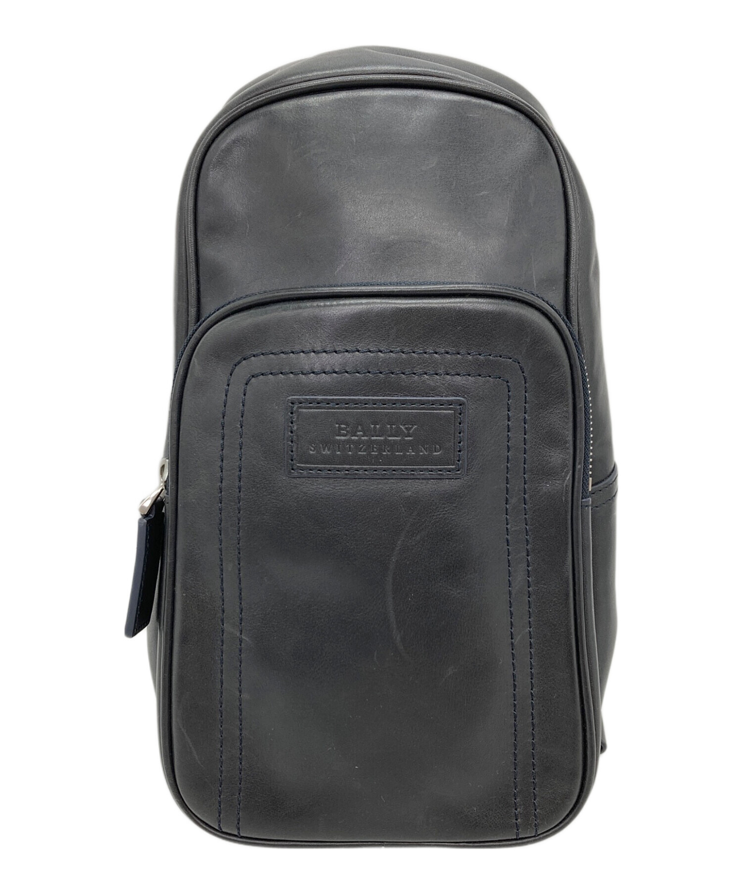 中古・古着通販】BALLY (バリー) レザーボディーバッグ ブラック