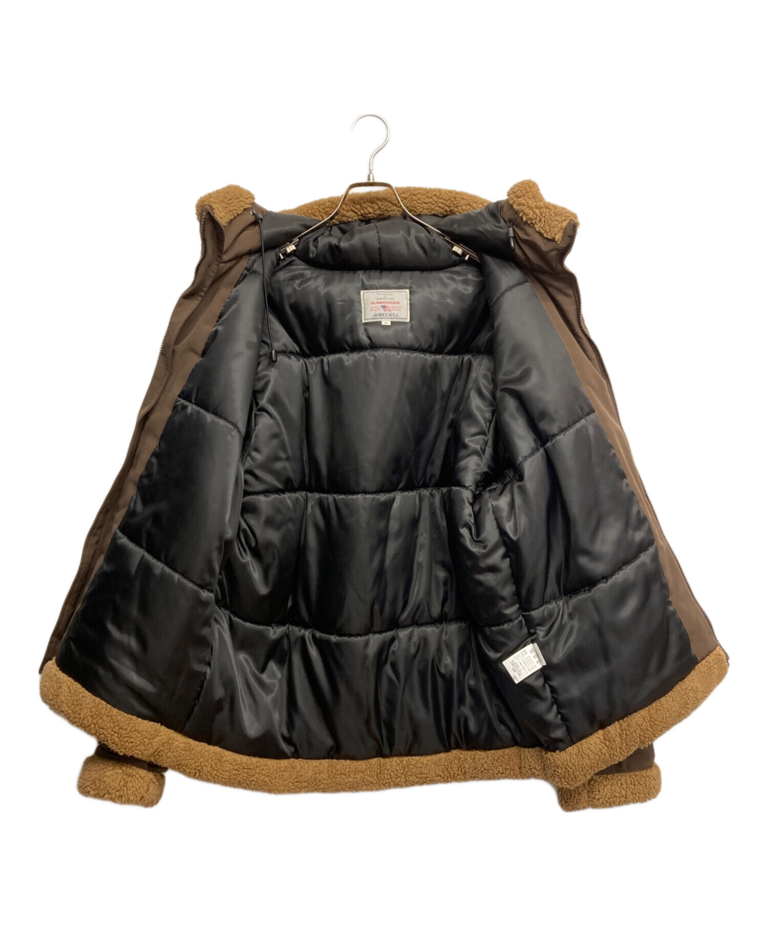 ☆ AVIREX USA アヴィレックス B-3 HOODIE ブルゾン 中綿ジャケット 