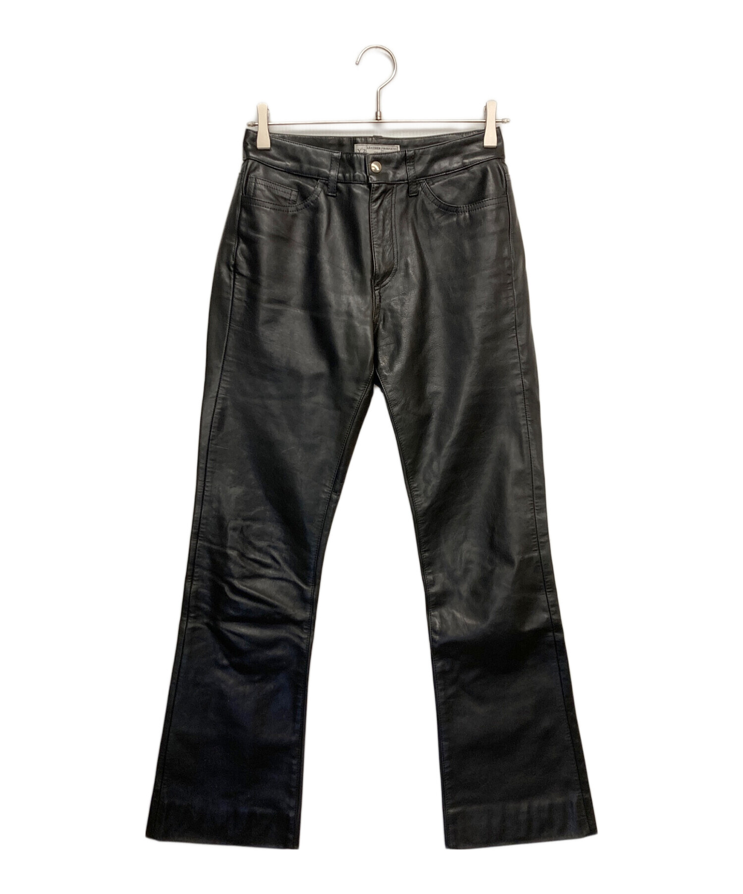 中古・古着通販】Y'2 leather (ワイツーレザー) パンツ ブラック