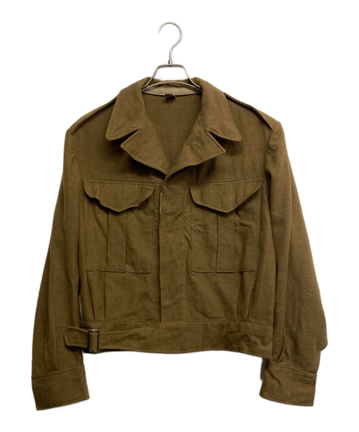 中古・古着通販】military (ミリタリー) アイクジャケット ブラウン