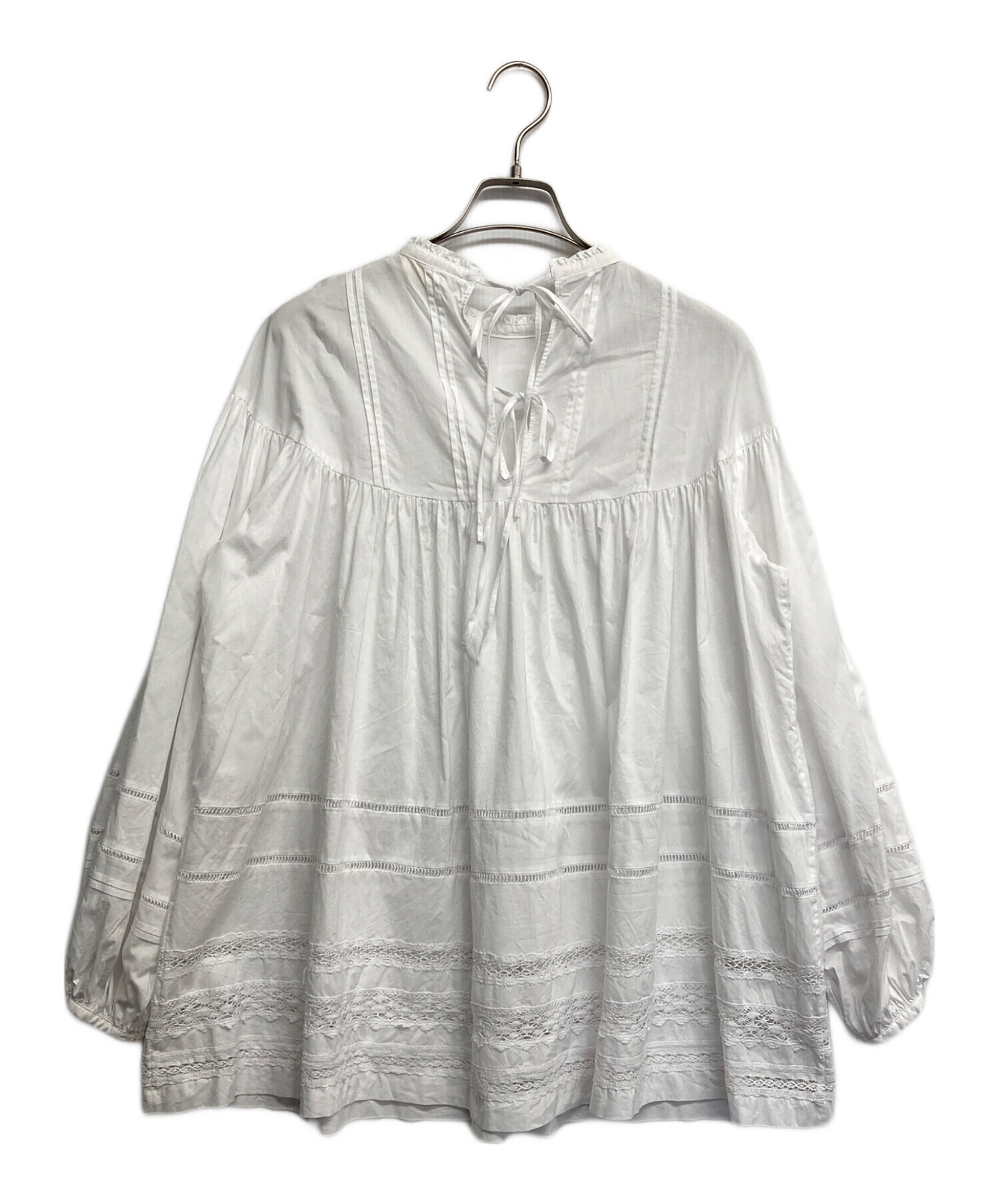 中古・古着通販】BALLSEY (ボールジィ) コットンレースコンビ ヨーク 