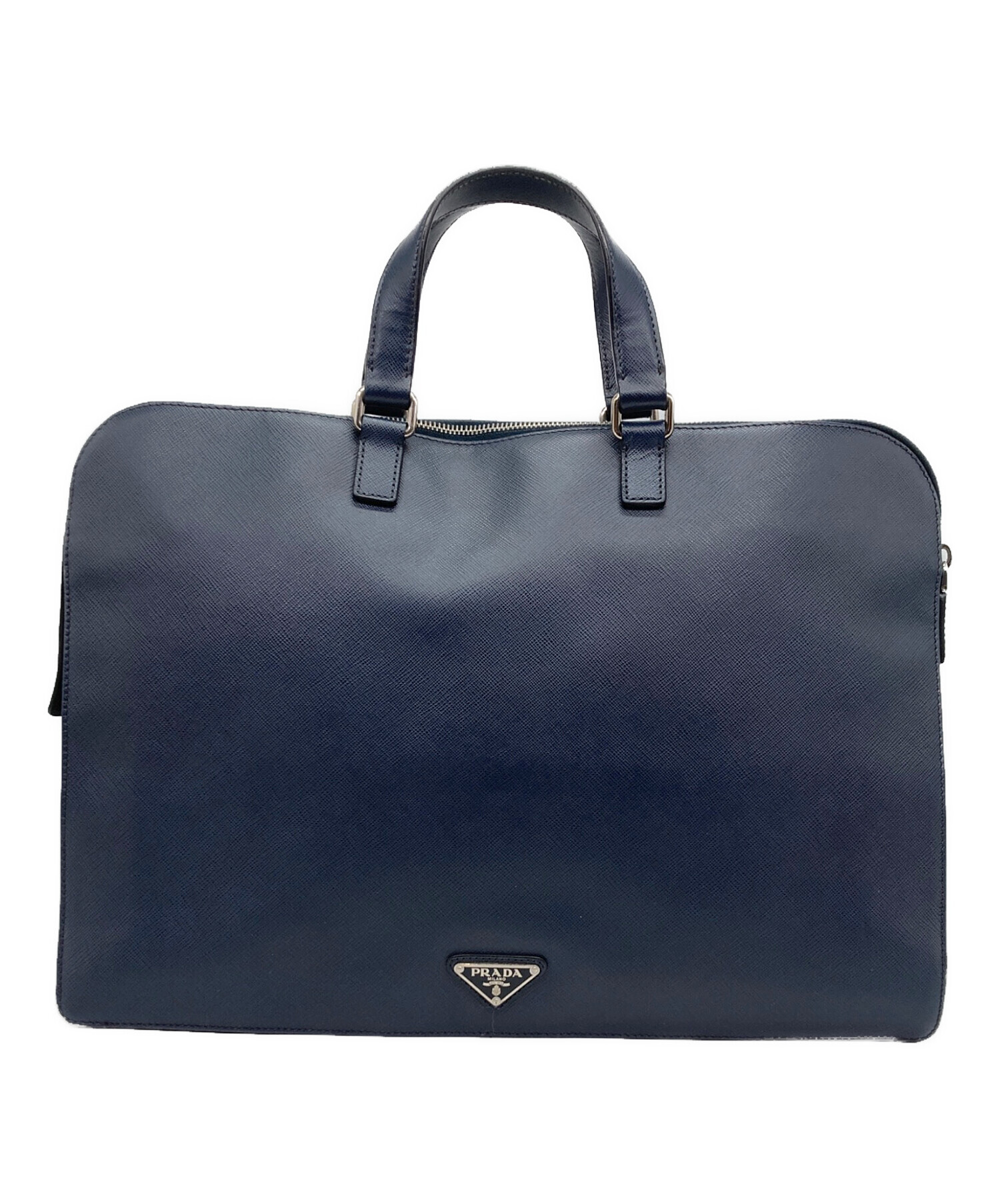 中古・古着通販】PRADA (プラダ) ブリーフケース ネイビー｜ブランド