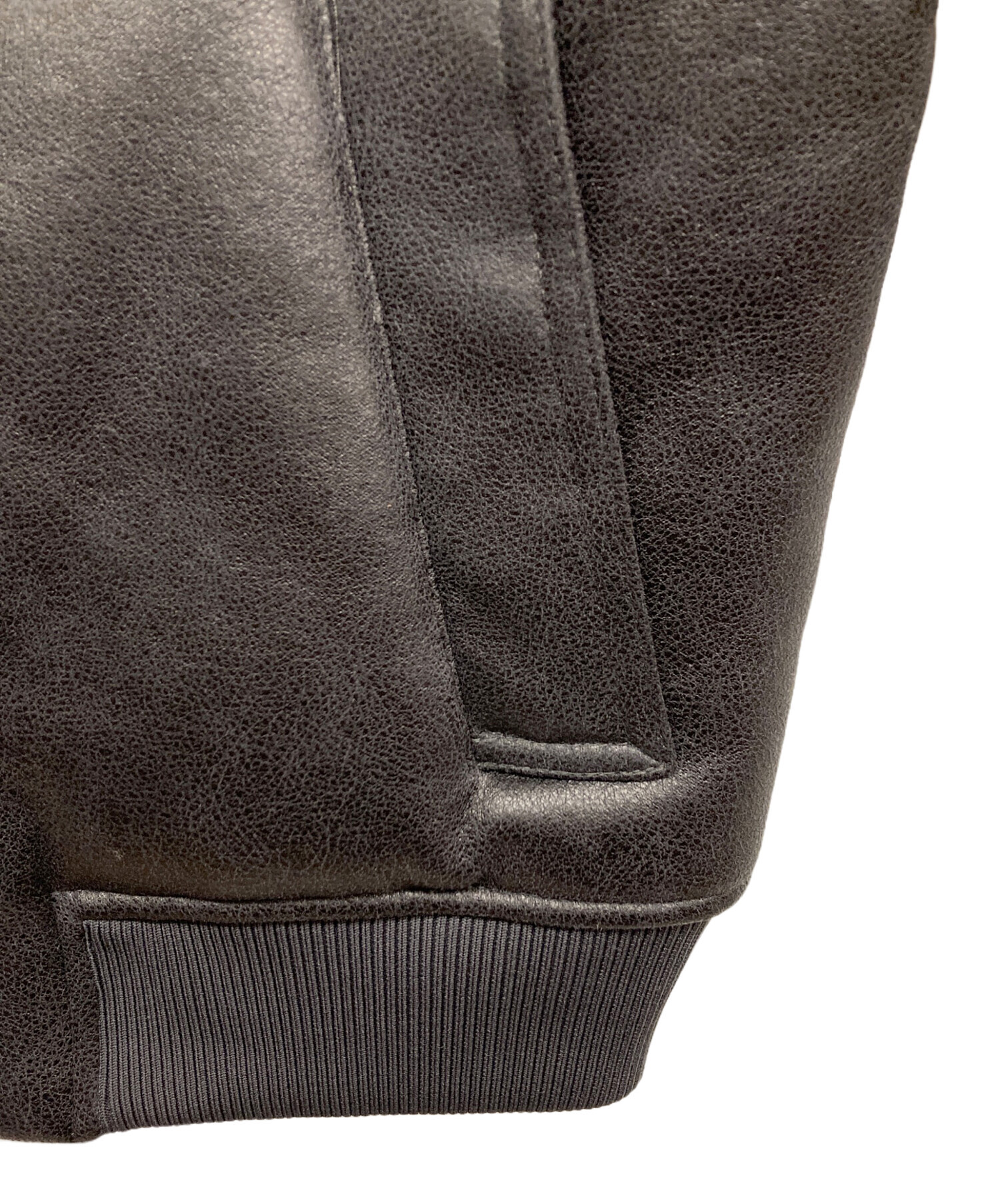 中古・古着通販】ZARA (ザラ) フェイクムートンジャケット ブラック