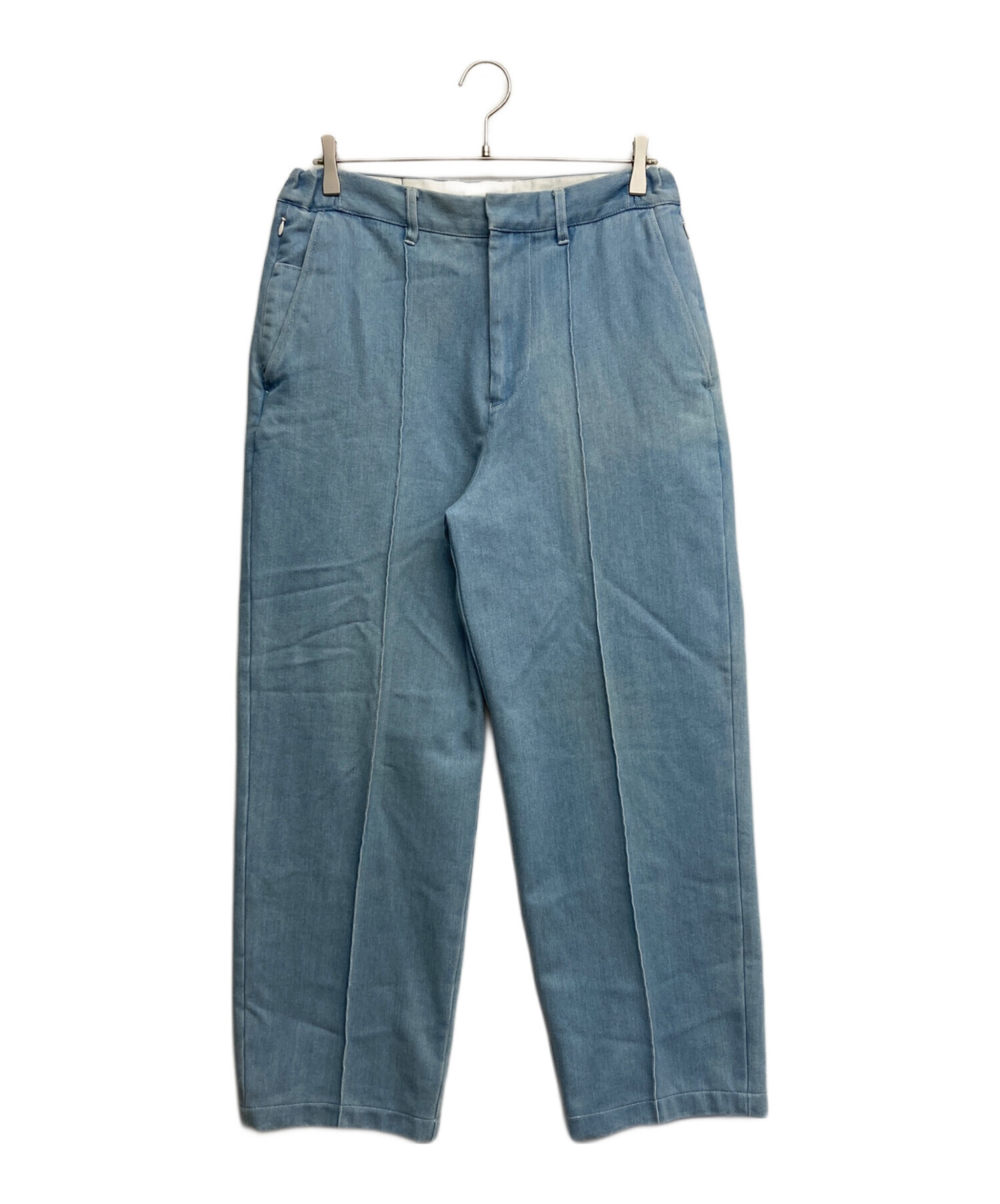 中古・古着通販】PWA (プア) High Twist Denim Slacks ブルー サイズ:L