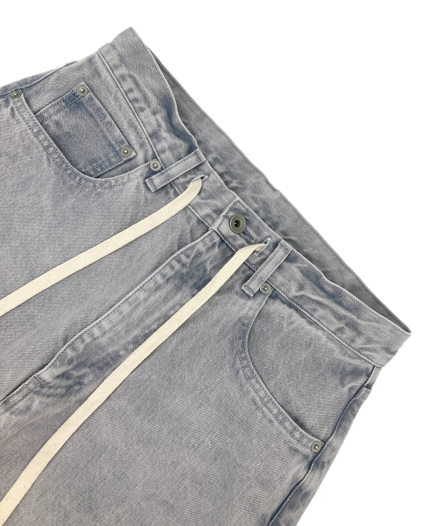 中古・古着通販】Whim Gazette (ウィムガゼット) ドロストデニムパンツ