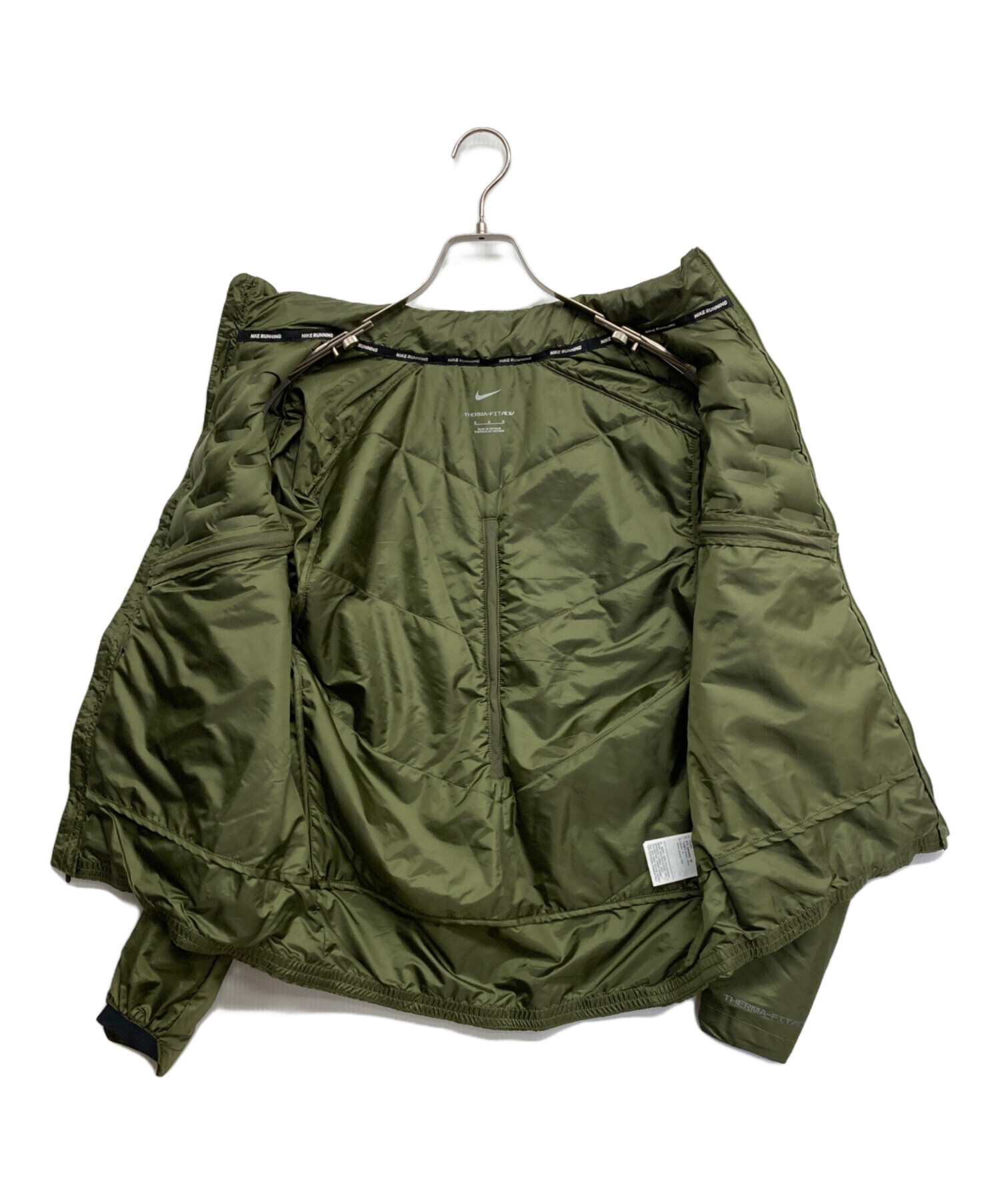 中古・古着通販】NIKE (ナイキ) ダウンジャケット カーキ サイズ:M