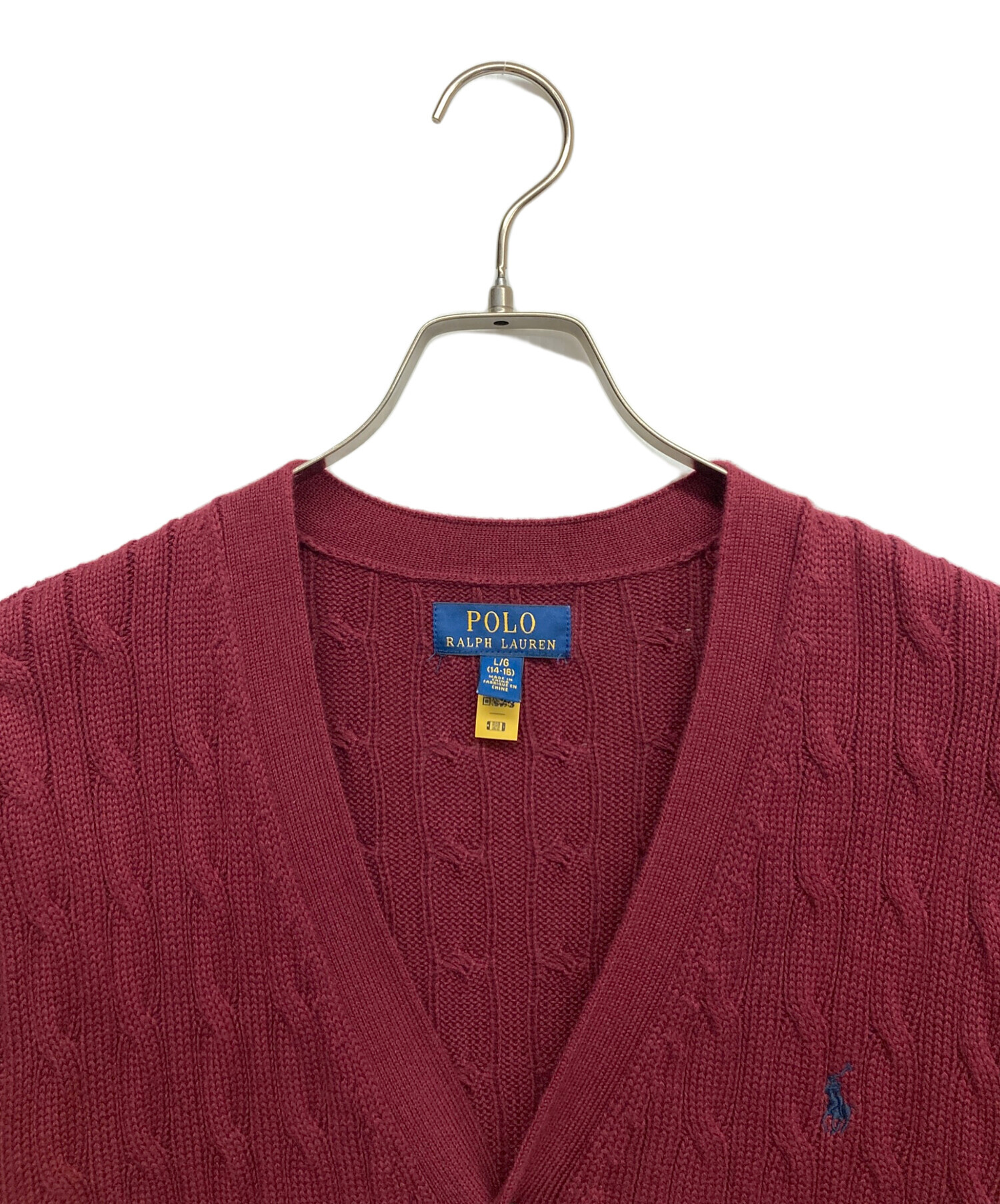 POLO RALPH LAUREN - 新品未使用⭐︎ラルフローレン　カーディガン 中古・古着通販】POLO RALPH LAUREN (ポロ・ラルフローレン) ニット