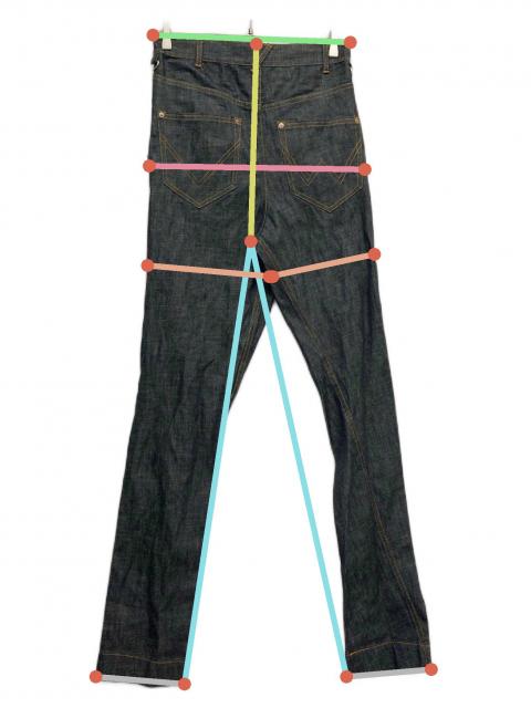 Vivienne Westwood MAN 変形デニムパンツ 中古・古着通販】Vivienne Westwood man (ヴィヴィアン ウェストウッド