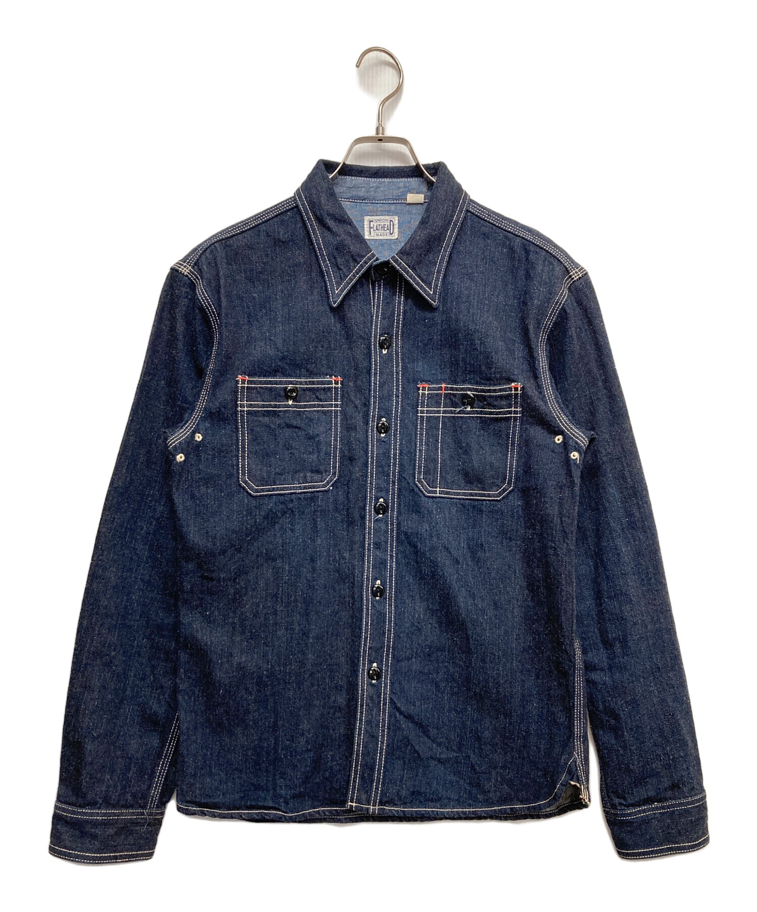 中古・古着通販】FLAT HEAD (フラット ヘッド) DENIM WORKSHIRT