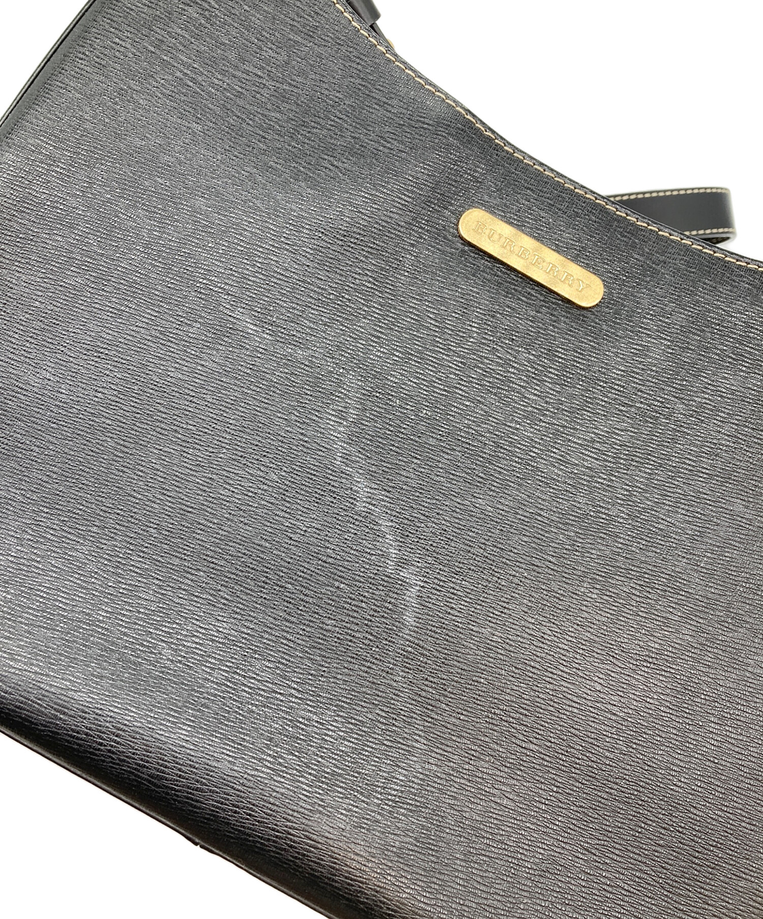 中古・古着通販】BURBERRY (バーバリー) ロゴプレートワンショルダー