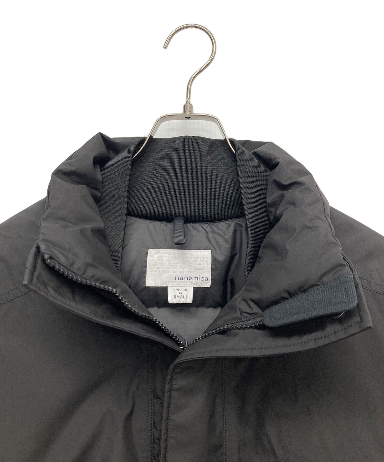 中古・古着通販】nanamica (ナナミカ) GTX SHORT DOWN ブラック サイズ