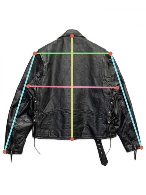 中古・古着通販】UNIK (ユニック) ダブルライダースジャケット