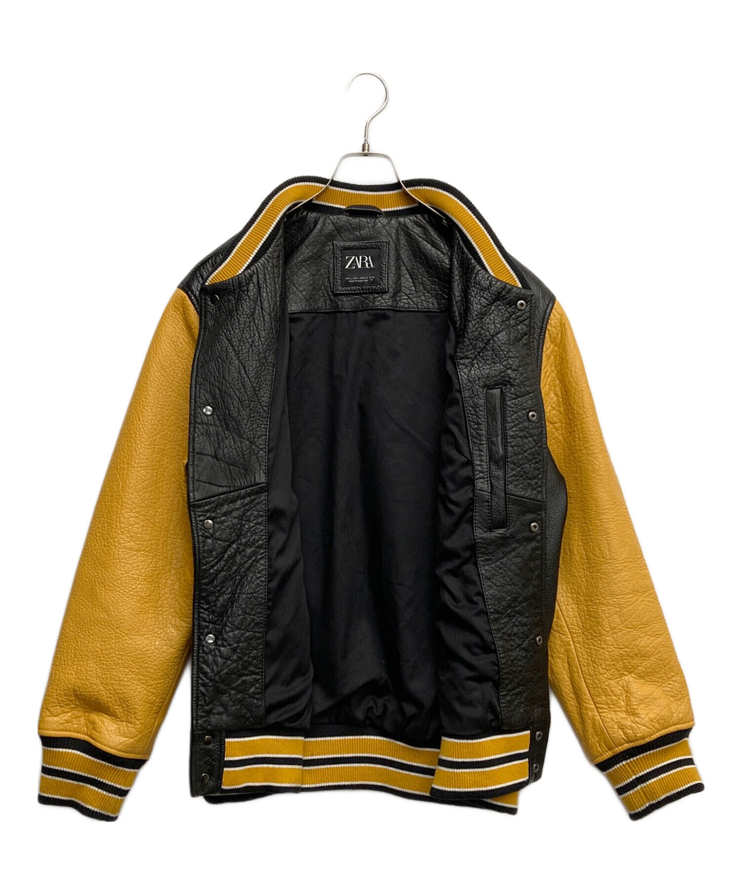 中古・古着通販】ZARA (ザラ) レザージャケット ブラック サイズ:L