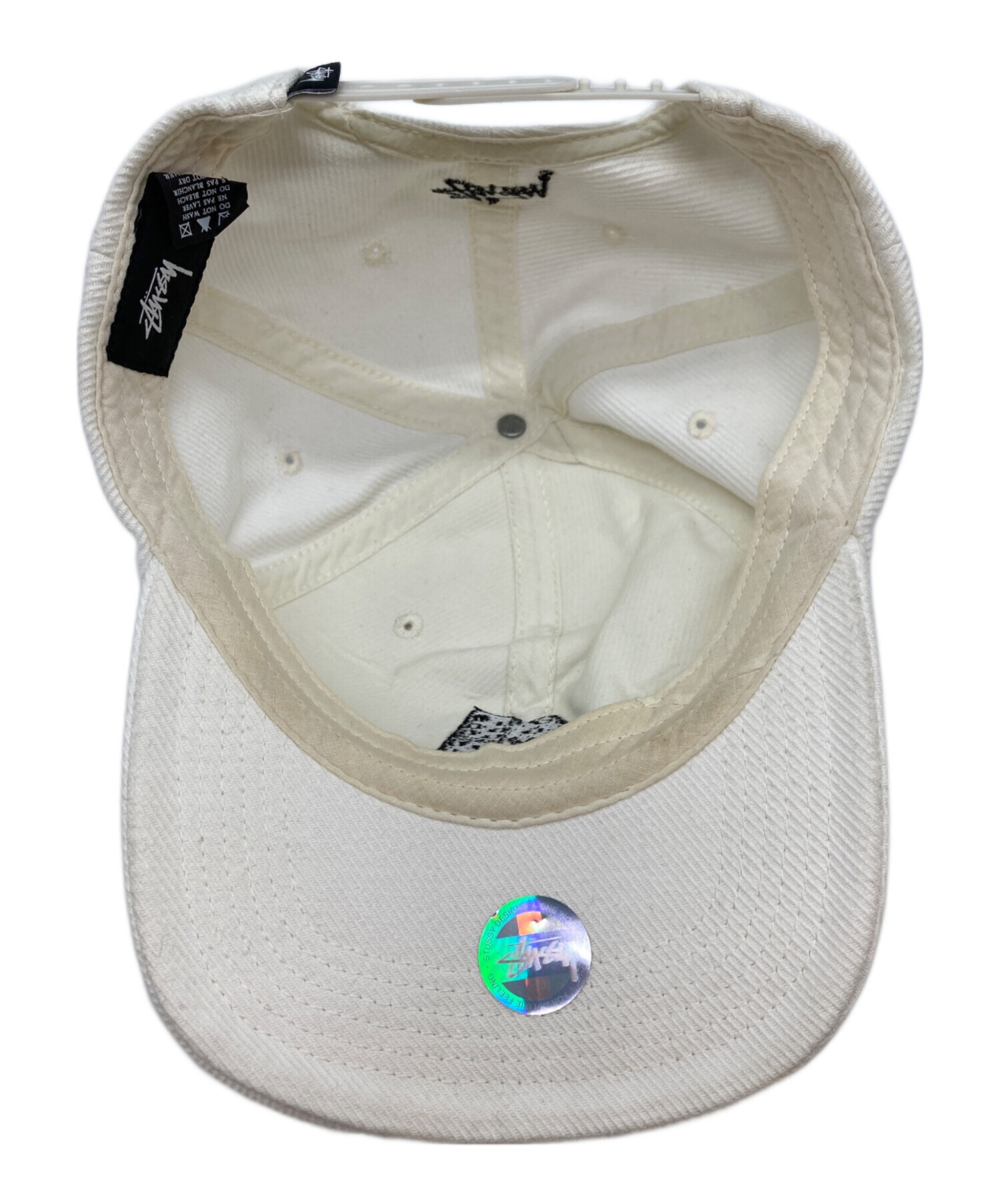 中古・古着通販】stussy (ステューシー) dice sanpback cap アイボリー