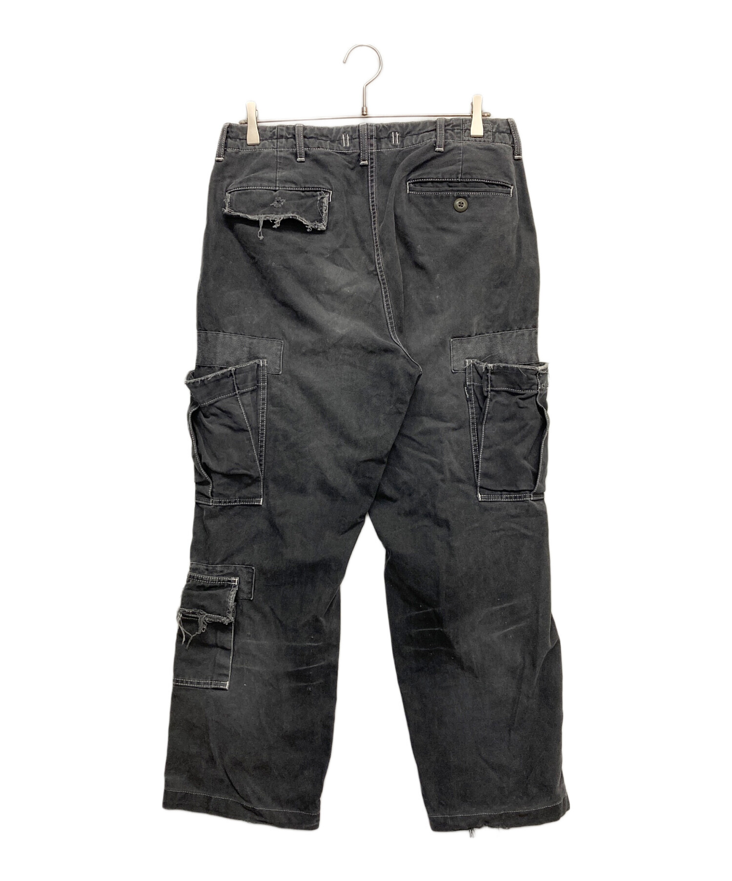 中古・古着通販】AVIREX (アヴィレックス) クラッシュ加工カーゴパンツ 
