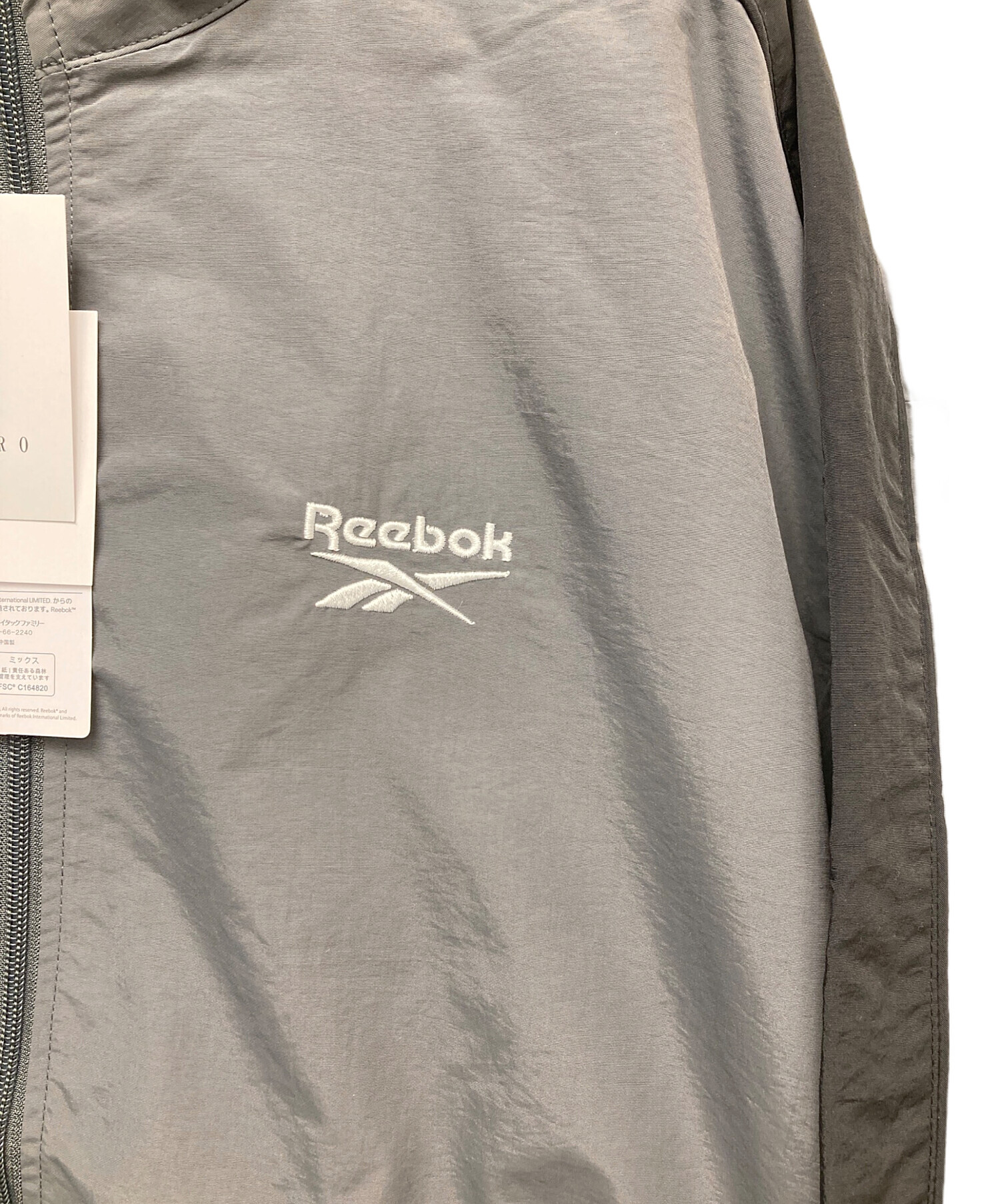 中古・古着通販】REEBOK (リーボック) ナイロンジャケット グレー 