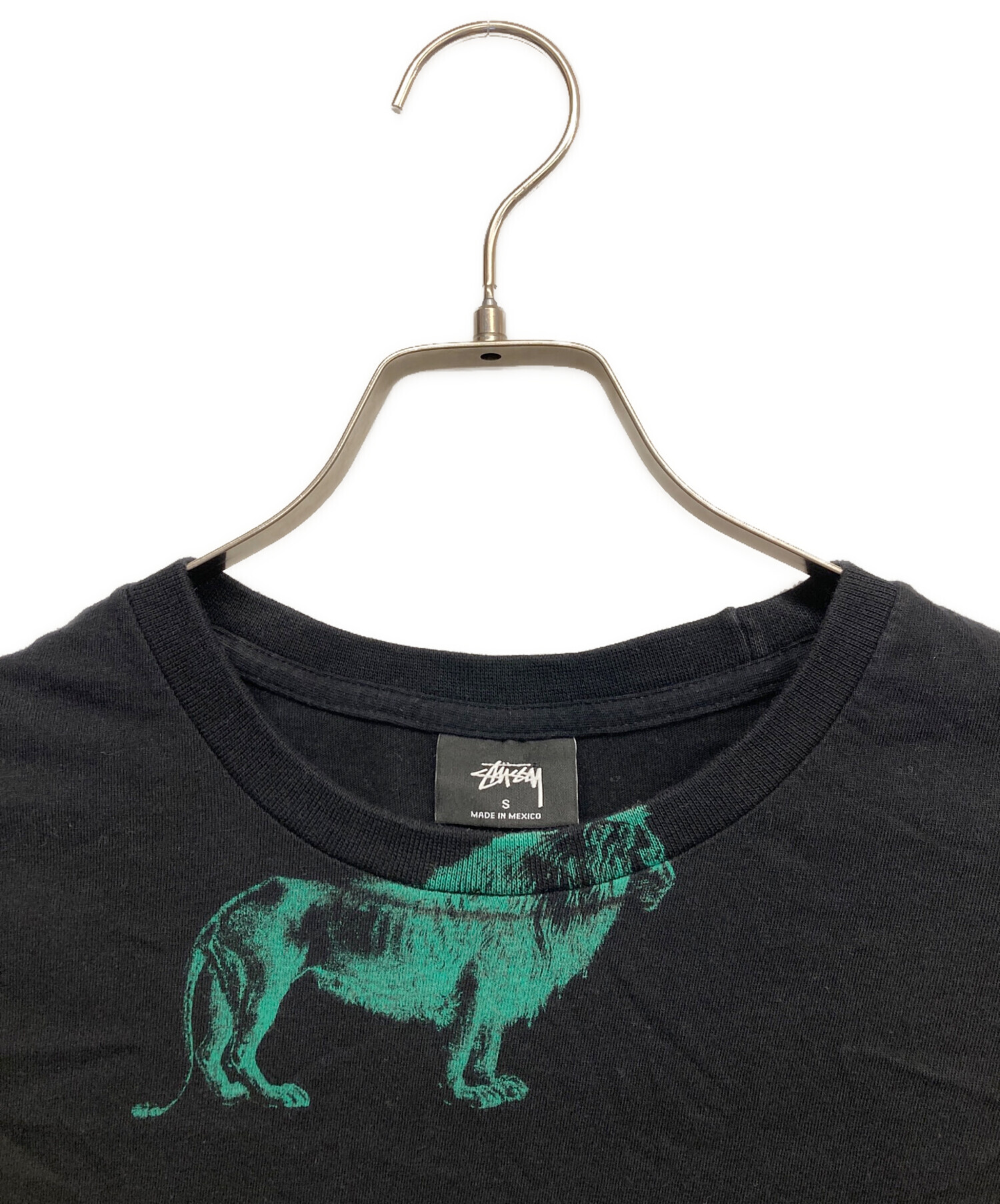中古・古着通販】stussy (ステューシー) ライオンプリントTシャツ