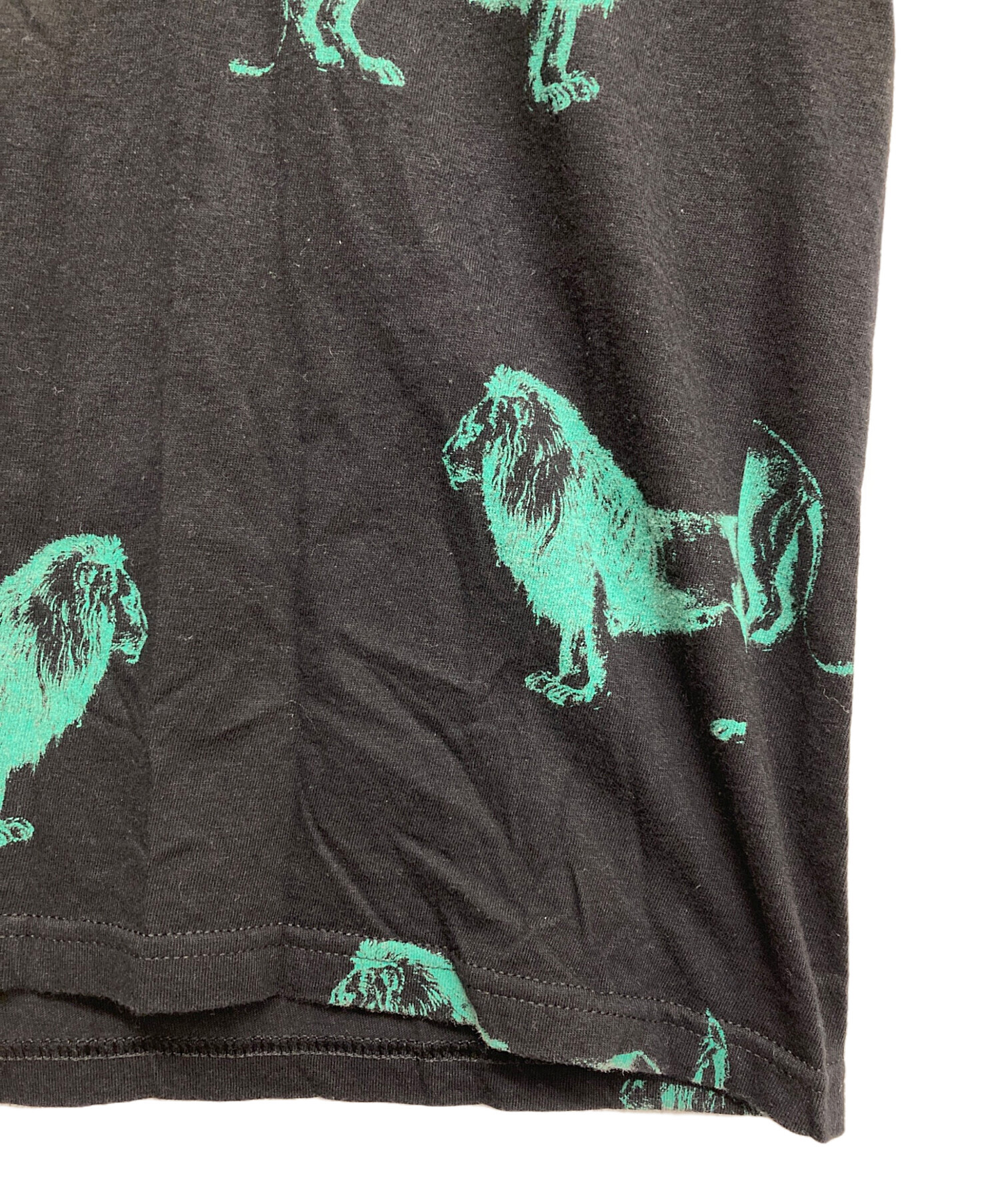 中古・古着通販】stussy (ステューシー) ライオンプリントTシャツ 