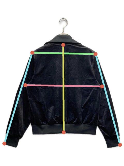中古・古着通販】adidas (アディダス) ベロア トラックトップ ブラック