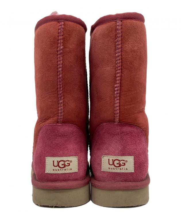 中古・古着通販】UGG (アグ) ムートンブーツ レッド サイズ:25