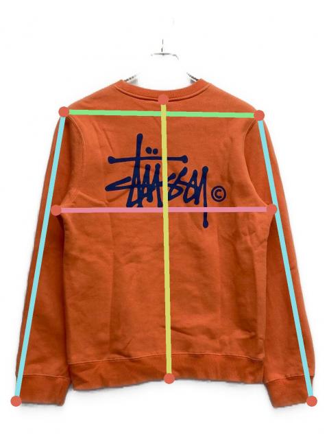 中古・古着通販】stussy (ステューシー) ストックロゴクルーネック