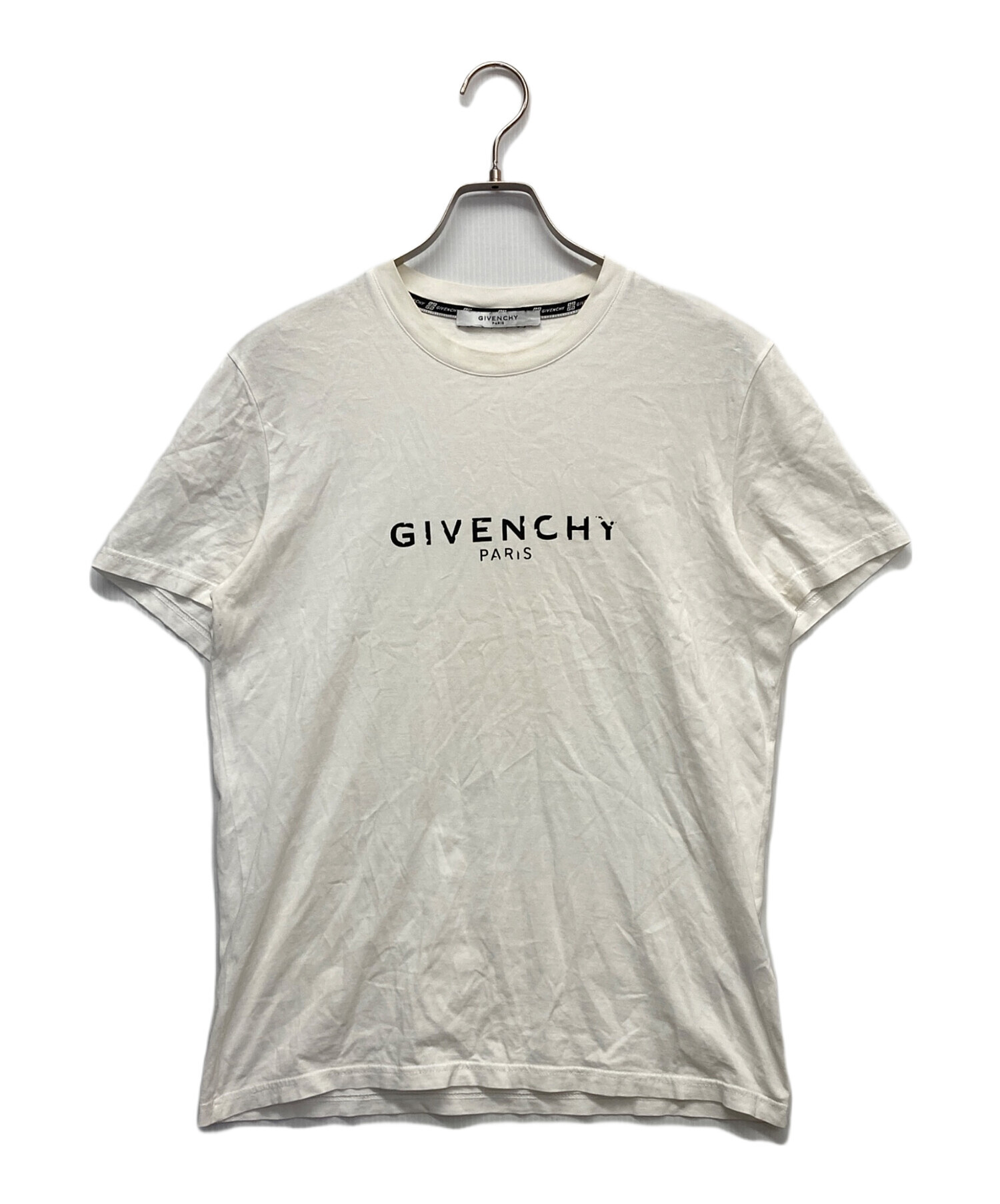 中古・古着通販】GIVENCHY (ジバンシィ) ロゴプリントTシャツ ホワイト 